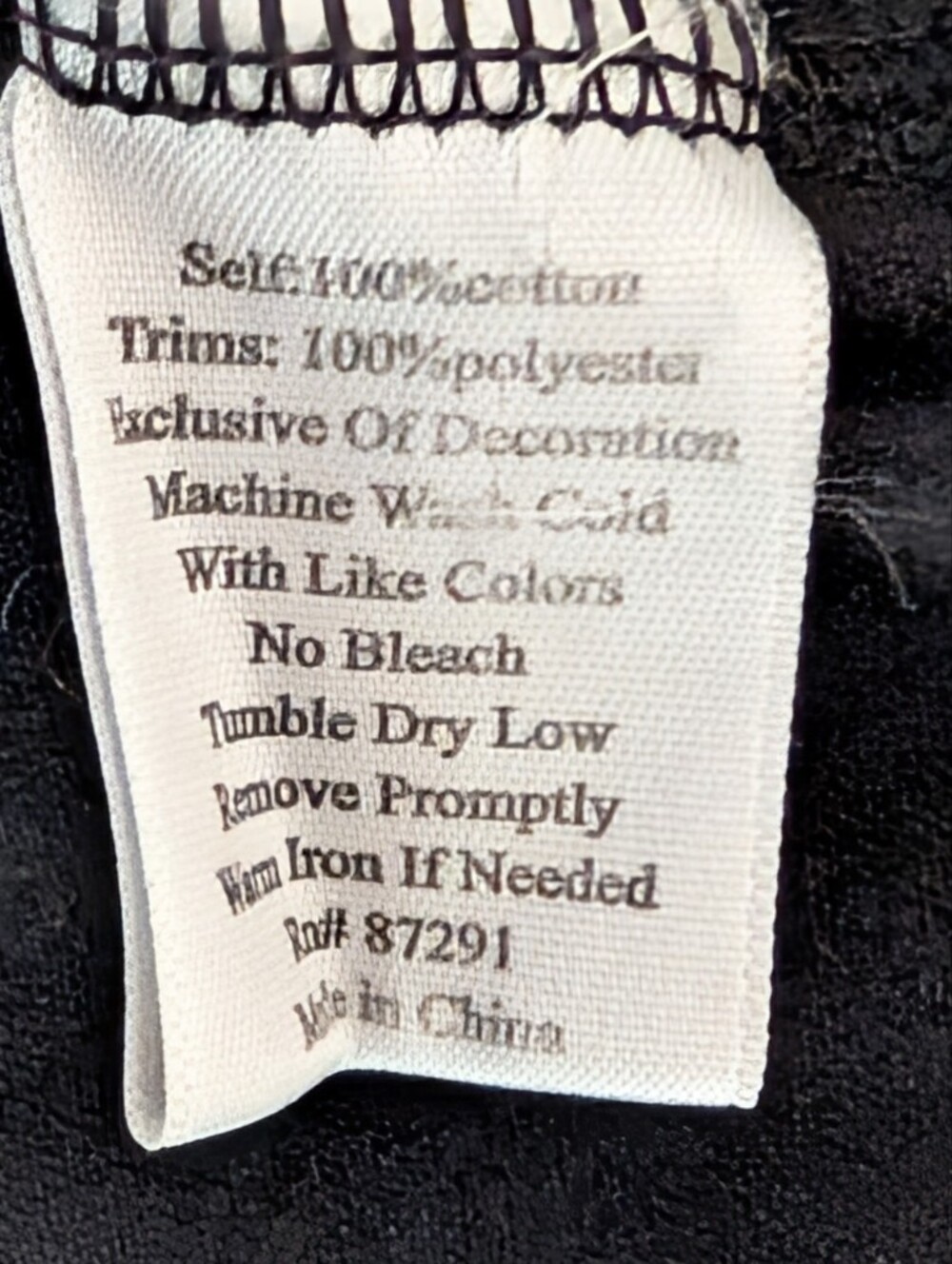 Johnny was Asymmetrical Black Embroidered Dress Size M - Picture 9 of 13
